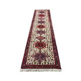 Vintage Aq Bolagh Qarajeh Wool Runner | 2'4" × 9'7". Edited documentary rug photograph; SKU EE 1.0113; source undefined.