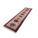 Vintage Aq Bolagh Qarajeh Wool Runner | 2'4" × 9'7". Edited documentary rug photograph; SKU EE 1.0113; source undefined.