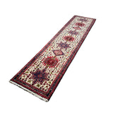 Vintage Aq Bolagh Qarajeh Wool Runner | 2'4" × 9'7". Edited documentary rug photograph; SKU EE 1.0113; source undefined.