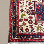 Vintage Aq Bolagh Qarajeh Wool Runner | 2'4" × 9'7". Edited documentary rug photograph; SKU EE 1.0113; source undefined.