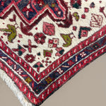 Vintage Aq Bolagh Qarajeh Wool Runner | 2'4" × 9'7". Edited documentary rug photograph; SKU EE 1.0113; source undefined.