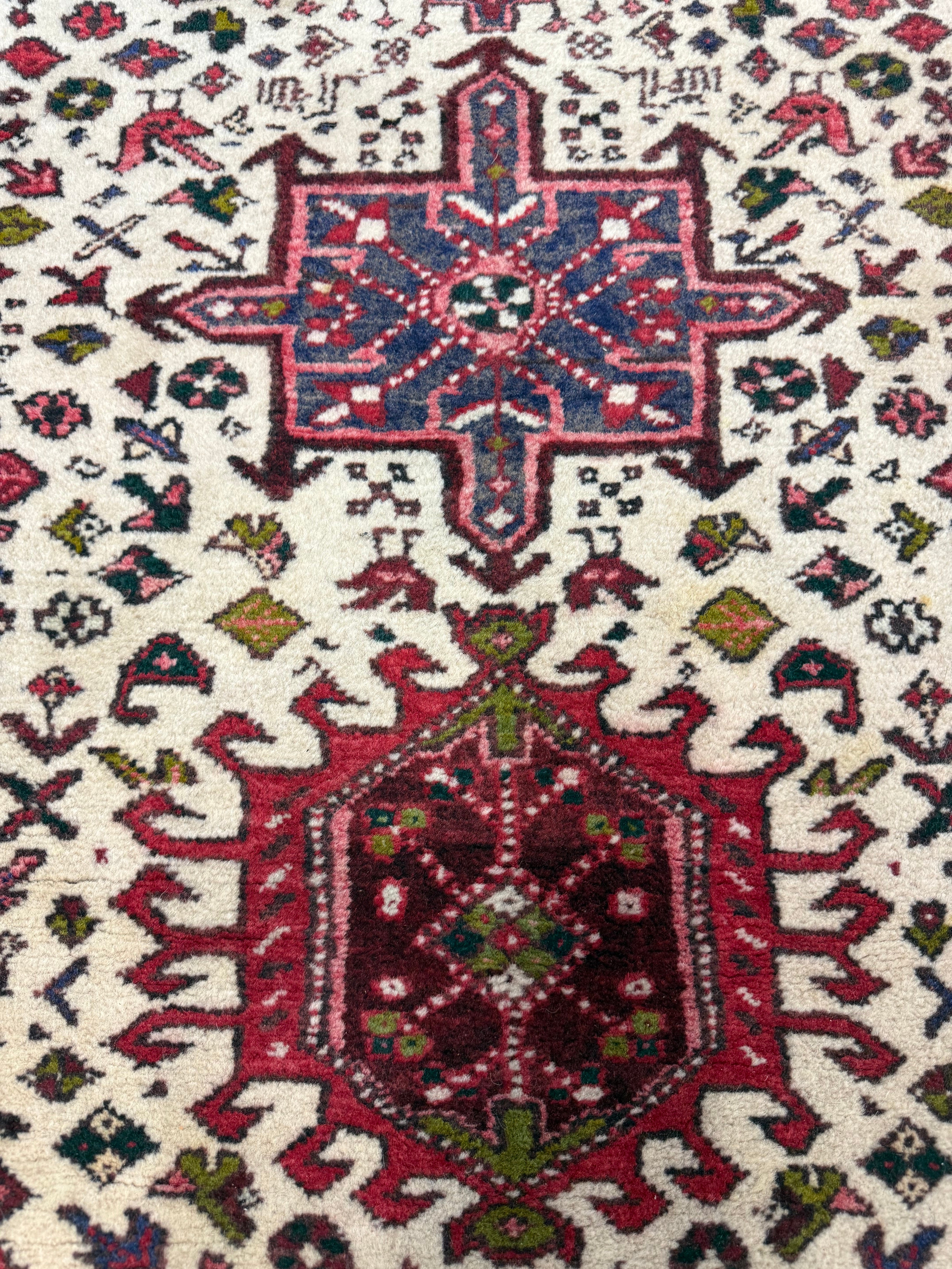 Vintage Aq Bolagh Qarajeh Wool Runner | 2'4" × 9'7". Original rug photograph; SKU EE 1.0113; source undefined.