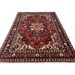 Vintage Chaleshtor Bakhtiari Wool Rug. Edited documentary rug photograph; SKU EE 1.1547; source IMG_7289.