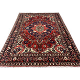 Vintage Chaleshtor Bakhtiari Wool Rug. Edited documentary rug photograph; SKU EE 1.1547; source IMG_7289.