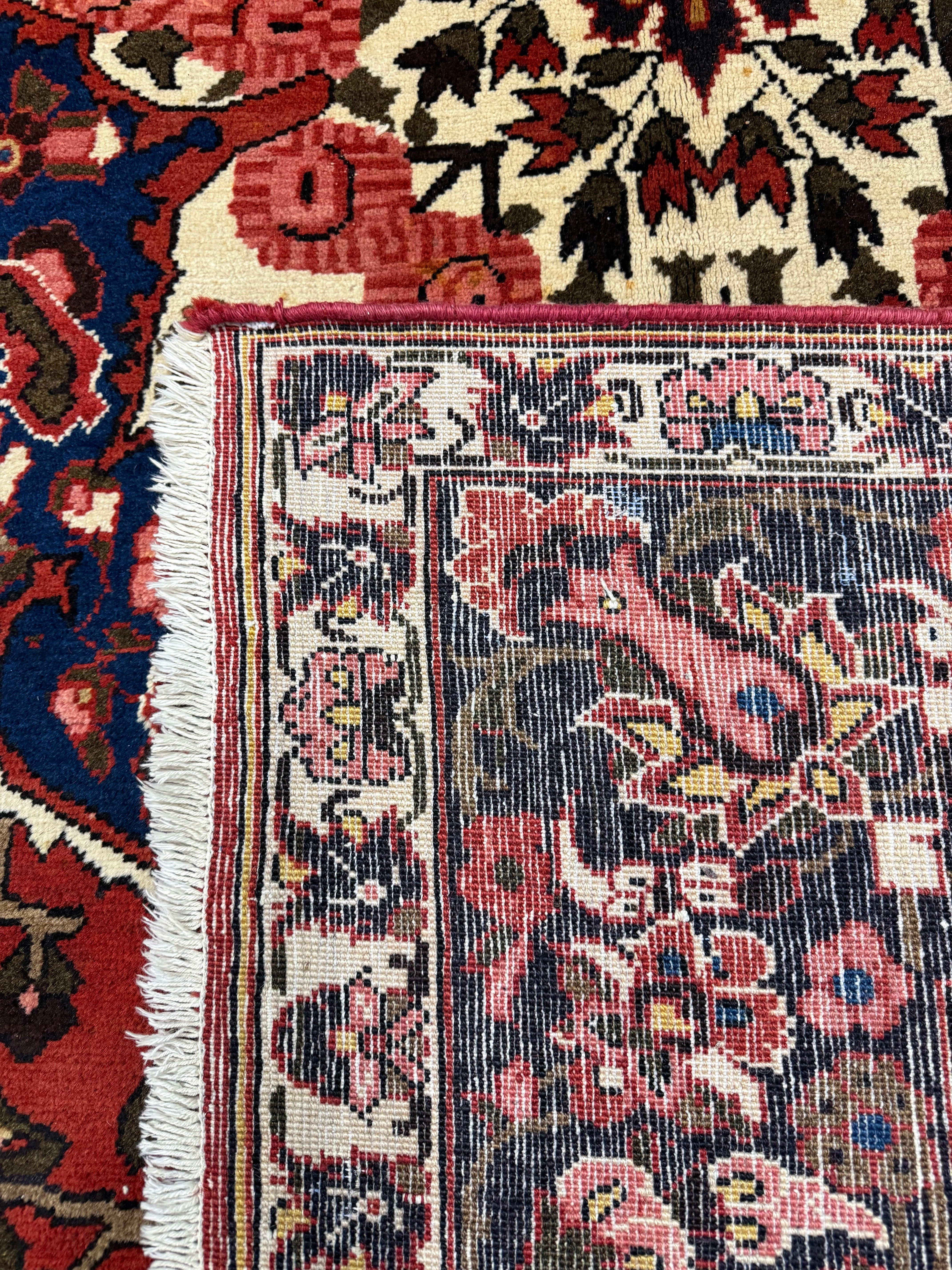 Vintage Chaleshtor Bakhtiari Wool Rug. Original rug photograph; SKU EE 1.1547; source IMG_7296.