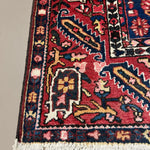 Vintage Shalamzar Bakhtiari Wool Rug. Edited documentary rug photograph; SKU EE 1.1551; source IMG_7325.