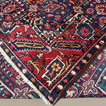 Vintage Shalamzar Bakhtiari Wool Rug. Edited documentary rug photograph; SKU EE 1.1551; source IMG_7327.