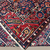 Vintage Shalamzar Bakhtiari Wool Rug. Edited documentary rug photograph; SKU EE 1.1551; source IMG_7327.