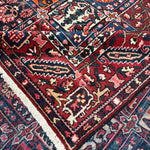 Vintage Shalamzar Bakhtiari Wool Rug. Edited documentary rug photograph; SKU EE 1.1551; source IMG_7337.