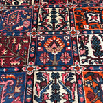 Vintage Shalamzar Bakhtiari Wool Rug. Original rug photograph; SKU EE 1.1551; source IMG_7326.