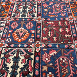 Vintage Shalamzar Bakhtiari Wool Rug. Original rug photograph; SKU EE 1.1551; source IMG_7336.