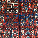 Vintage Shalamzar Bakhtiari Wool Rug. Original rug photograph; SKU EE 32215; source IMG_7423.