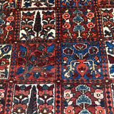 Vintage Shalamzar Bakhtiari Wool Rug. Original rug photograph; SKU EE 32215; source IMG_7423.