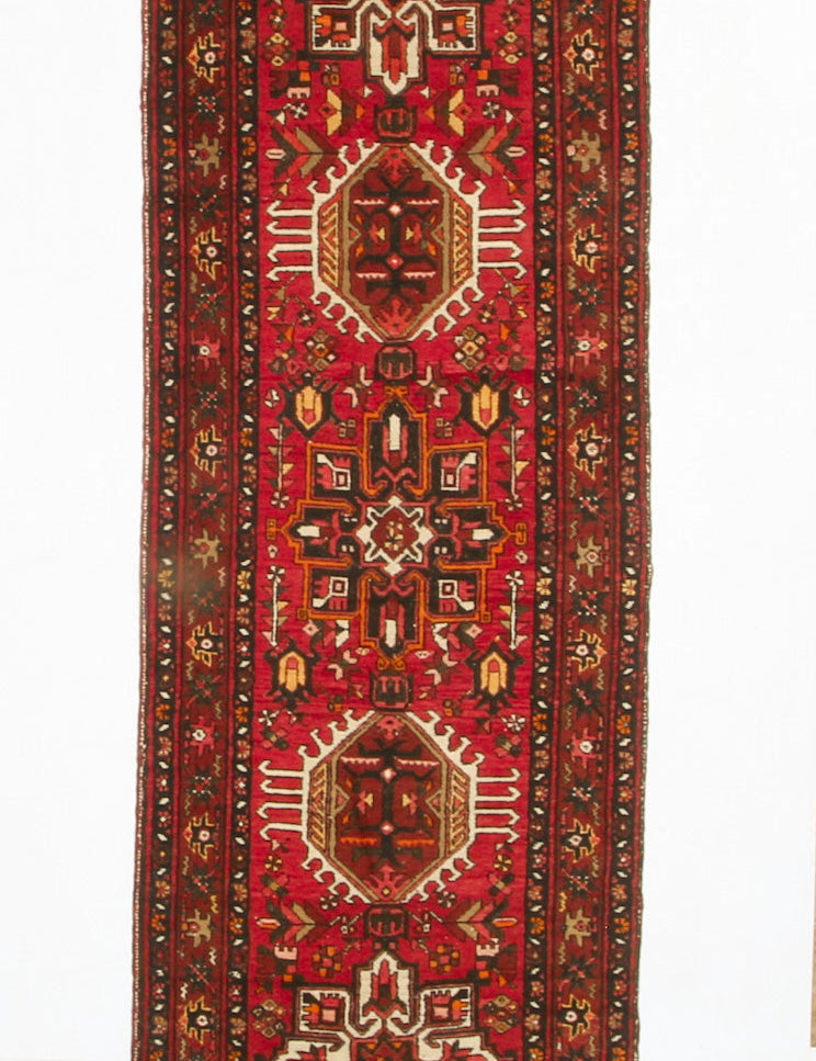 Persian Heriz Runner Rug | 3' 2" x 12' 7" Rug the Rock