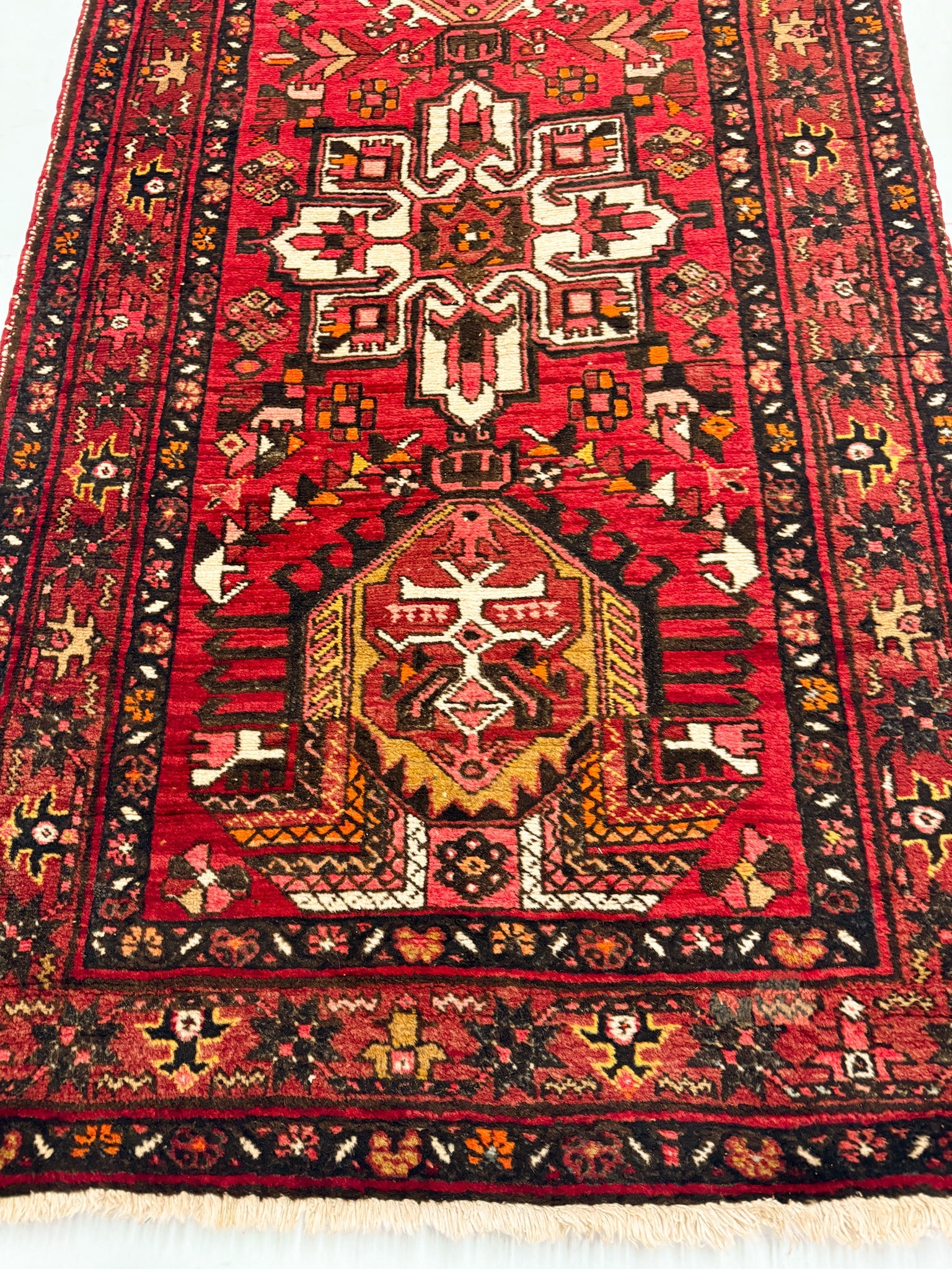 Persian Heriz Runner Rug | 3' 2" x 12' 7" Rug the Rock
