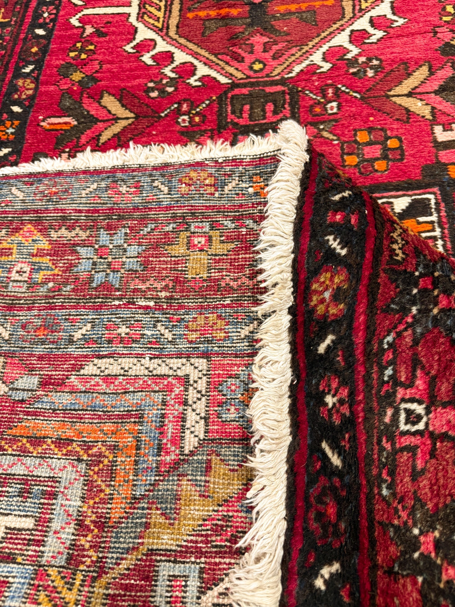 Persian Heriz Runner Rug | 3' 2" x 12' 7" Rug the Rock