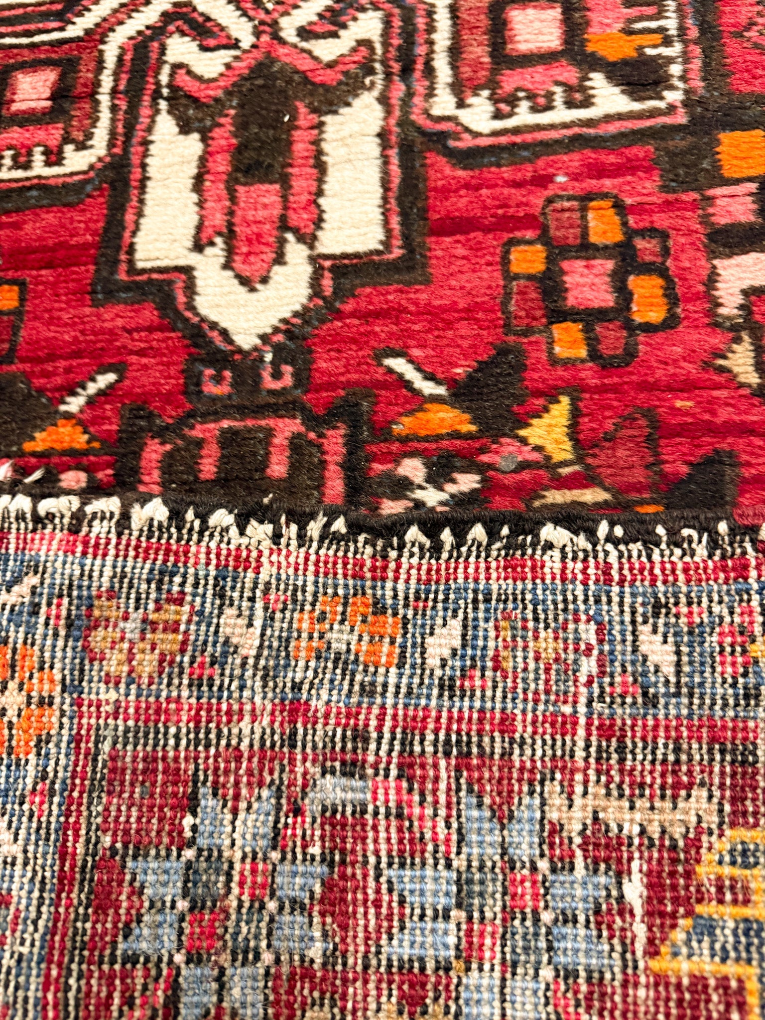 Persian Heriz Runner Rug | 3' 2" x 12' 7" Rug the Rock