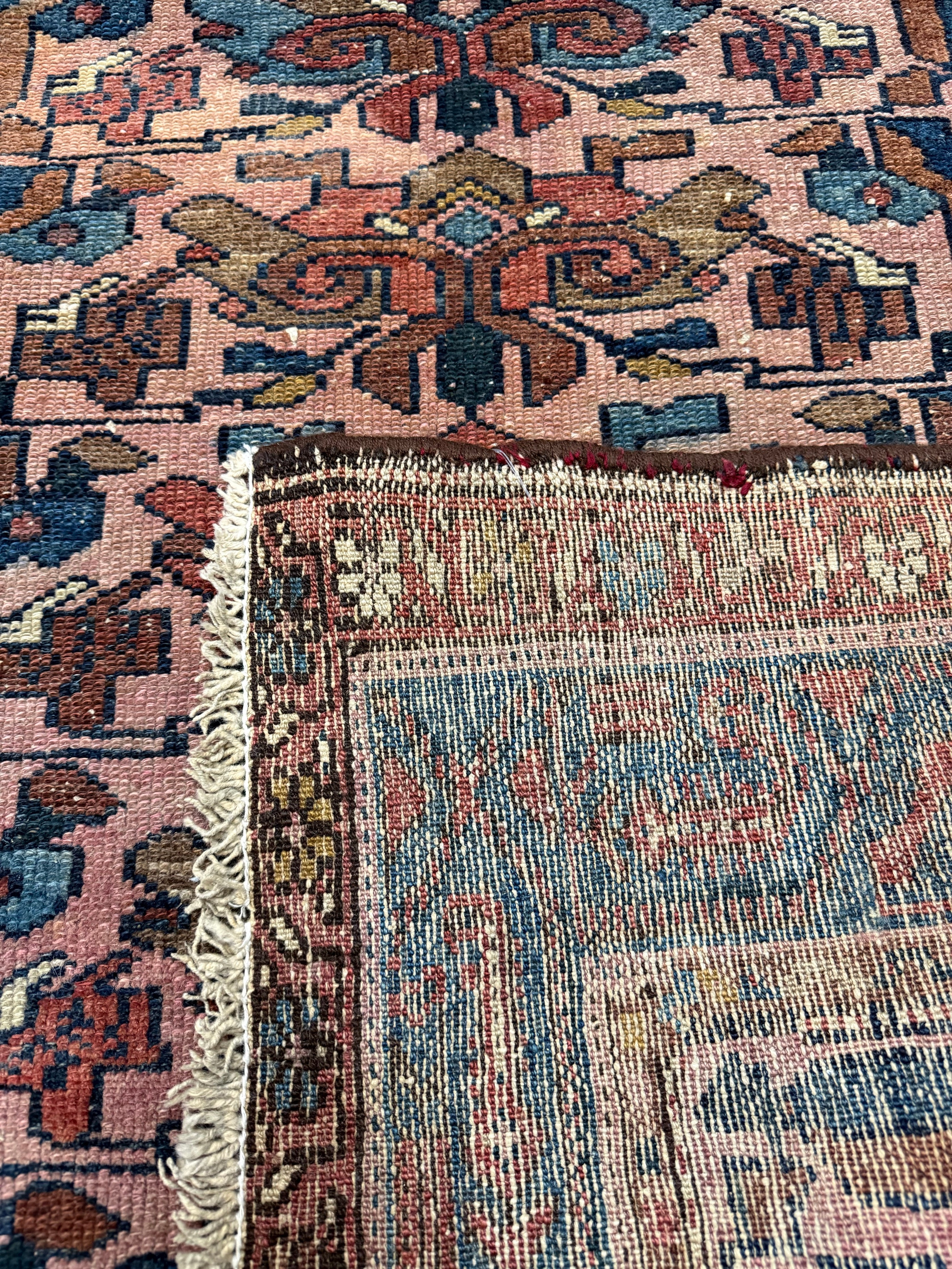 Vintage Varamin Rug. Original rug photograph; SKU ES50408; source IMG_7690.