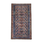 Vintage Varamin Rug, top view on white background, hand-knotted wool pile. SKU ES 50408.