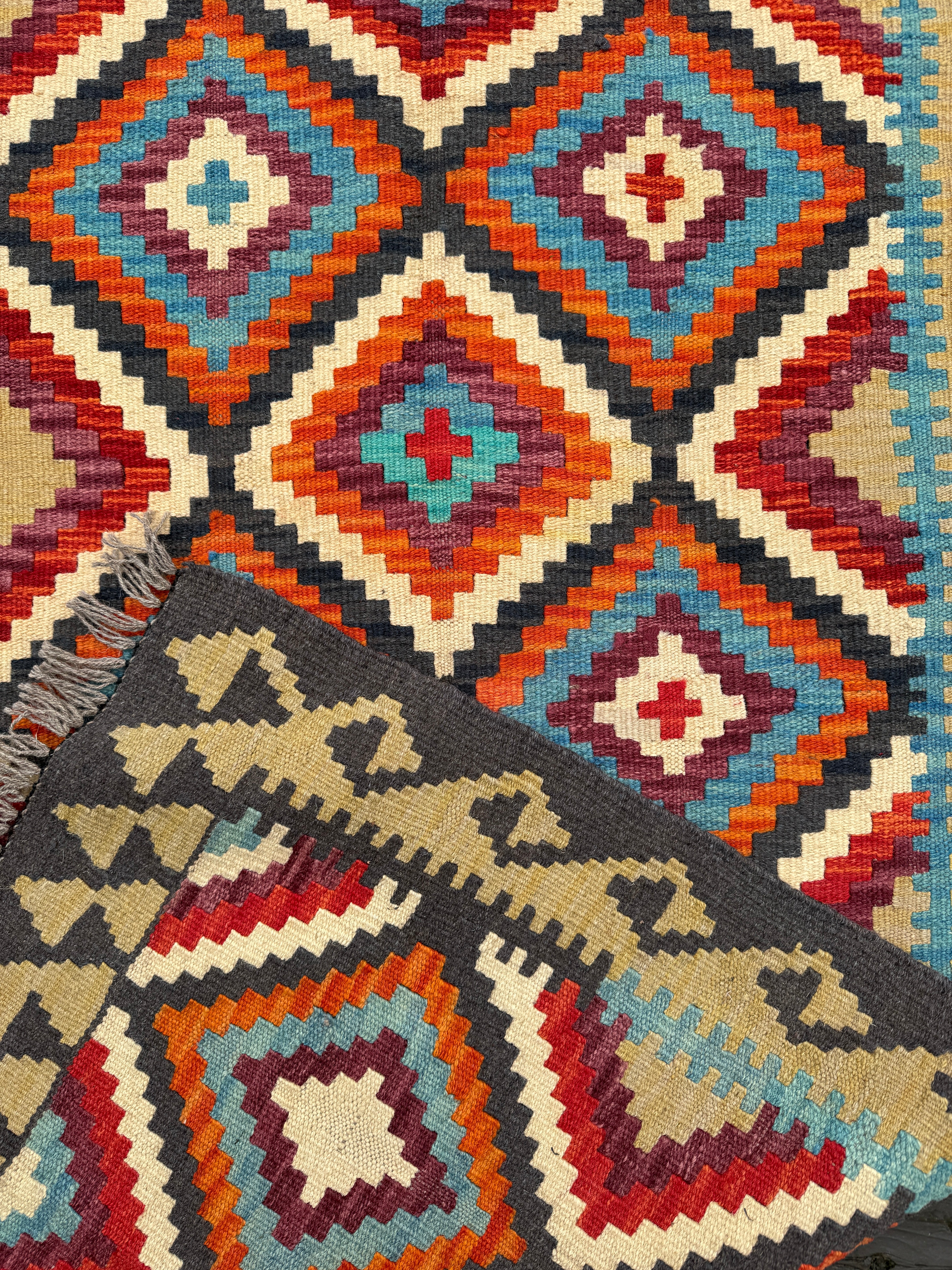 Afghan Maimana Kilim Runner | 2' 7" x 6' 8" Rug the Rock