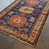 Persian Meshkin Rug | 4' 7"x 6' 9"