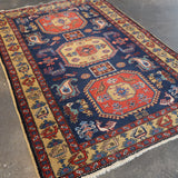 Persian Meshkin Rug | 4' 7"x 6' 9"