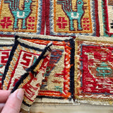 Wool Kilim Coasters 4" x 4"