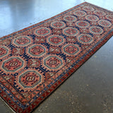 NW Persian Meshkin Runner Rug | 4' 1" x 11' 9"