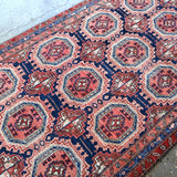 NW Persian Meshkin Runner Rug | 4' 1" x 11' 9"