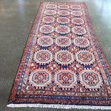 NW Persian Meshkin Runner Rug | 4' 1" x 11' 9"