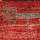 Vintage Persian Gabbeh Rug | 3' 10" x 5' 2"