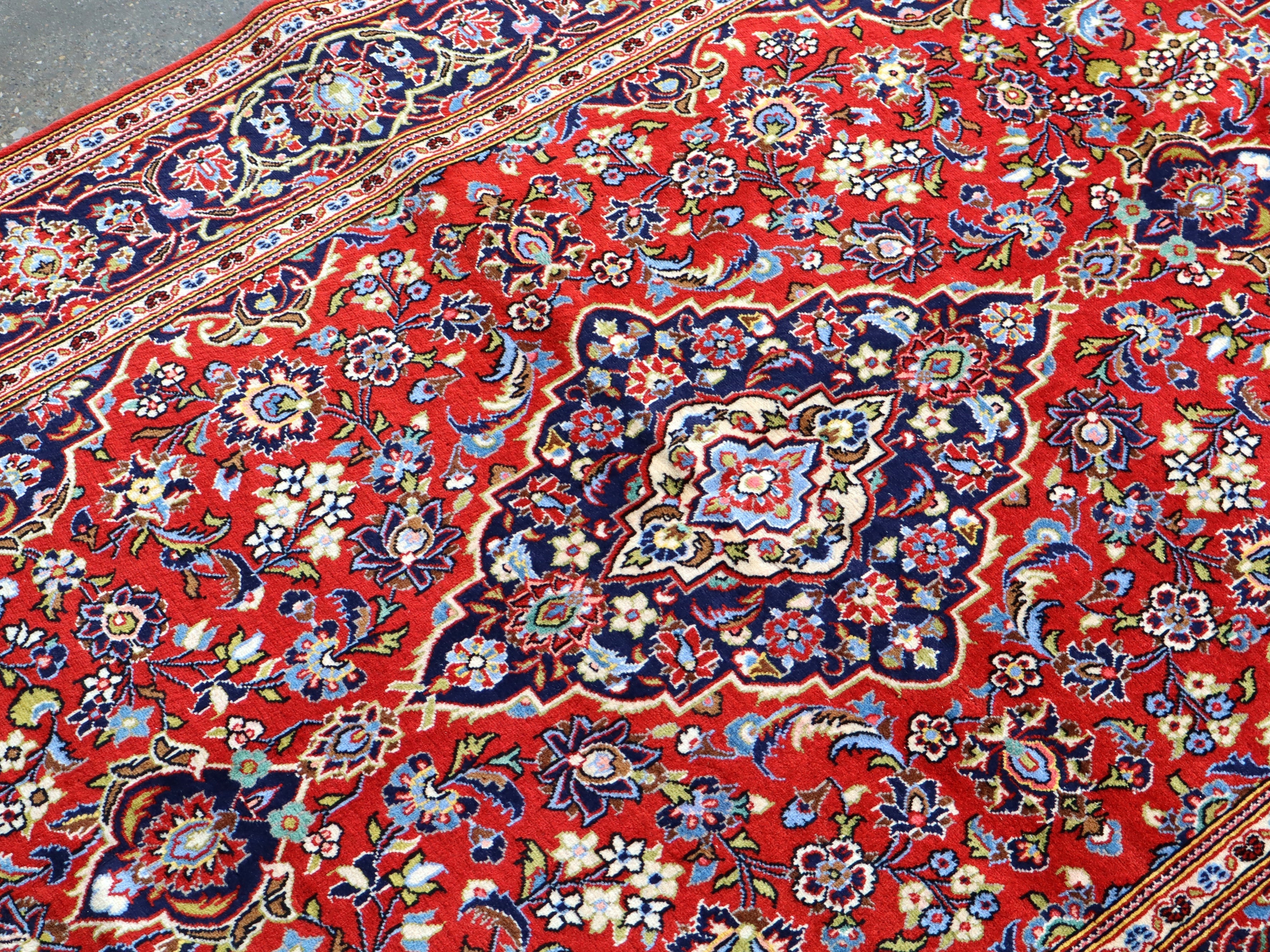 Persian Kashan Rug | 4' 6" x 6' 11" Rug the Rock