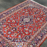 Persian Kashan Rug | 4' 6" x 6' 11" Rug the Rock