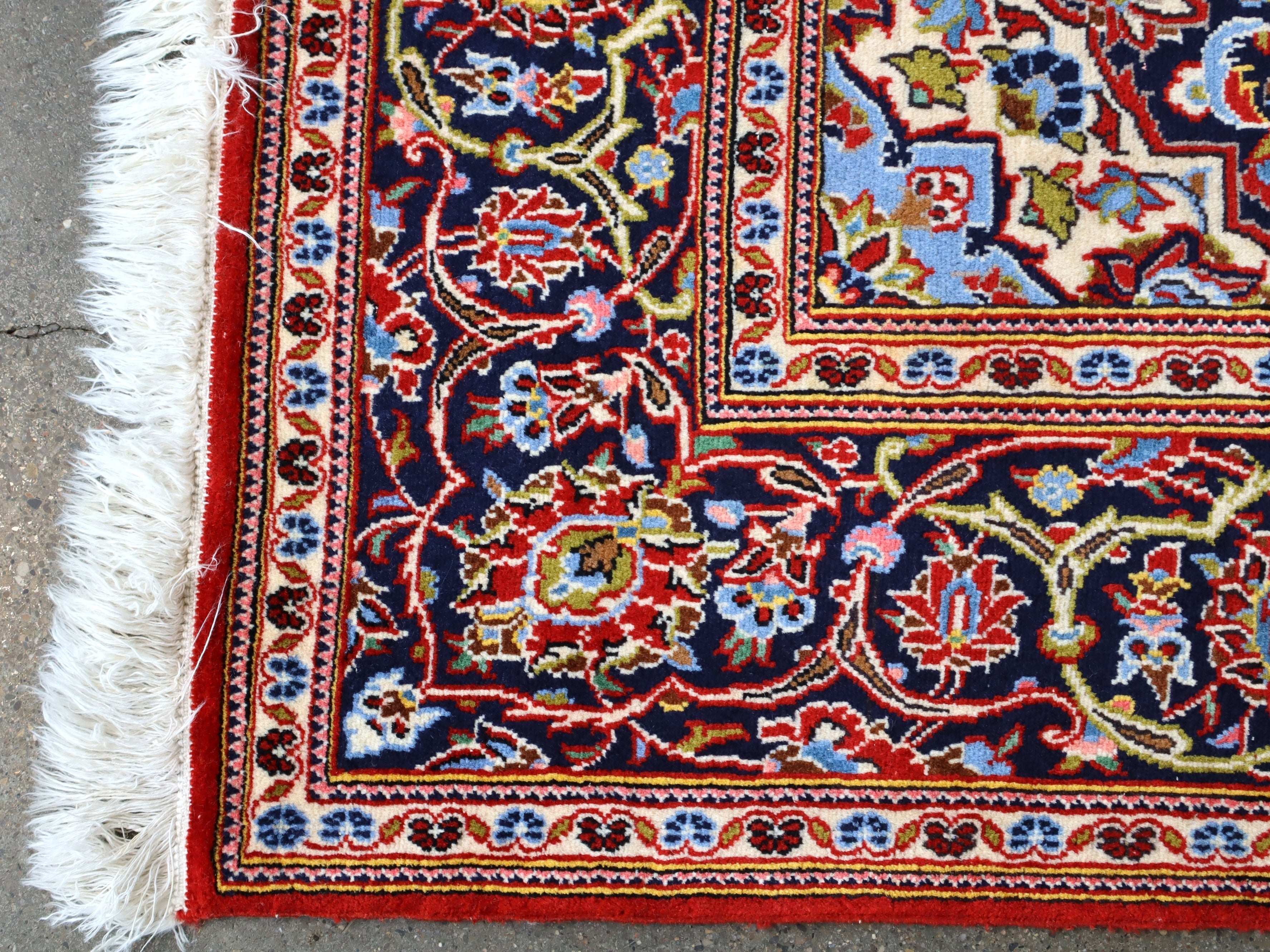Persian Kashan Rug | 4' 6" x 6' 11" Rug the Rock