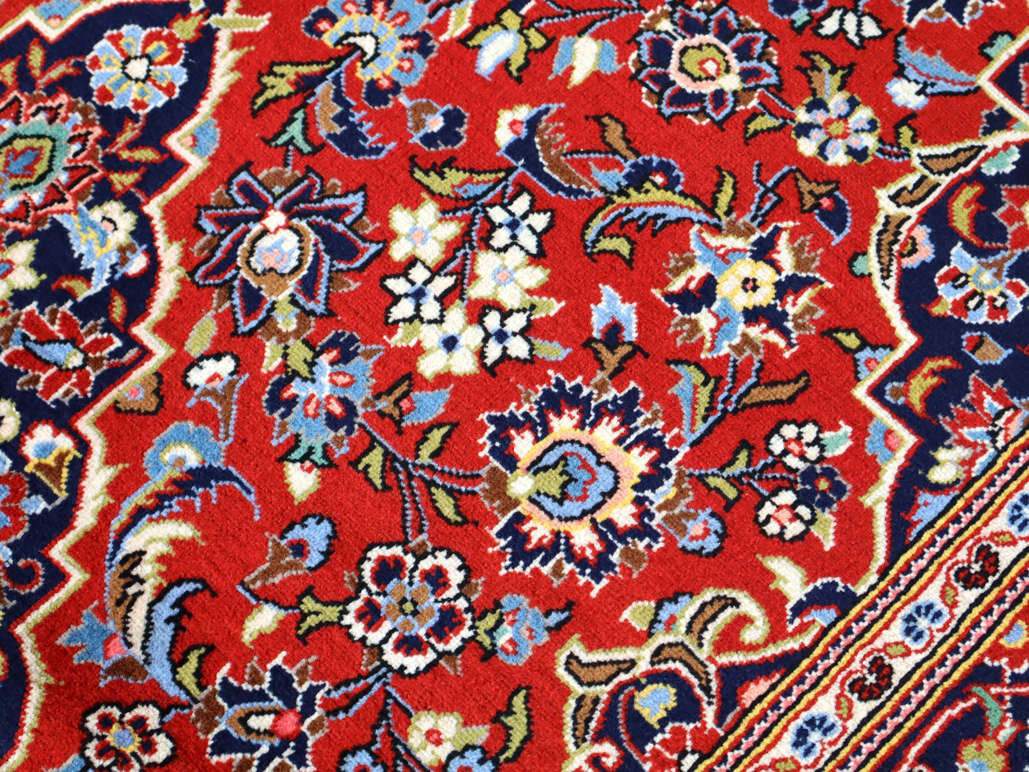 Persian Kashan Rug | 4' 6" x 6' 11" Rug the Rock