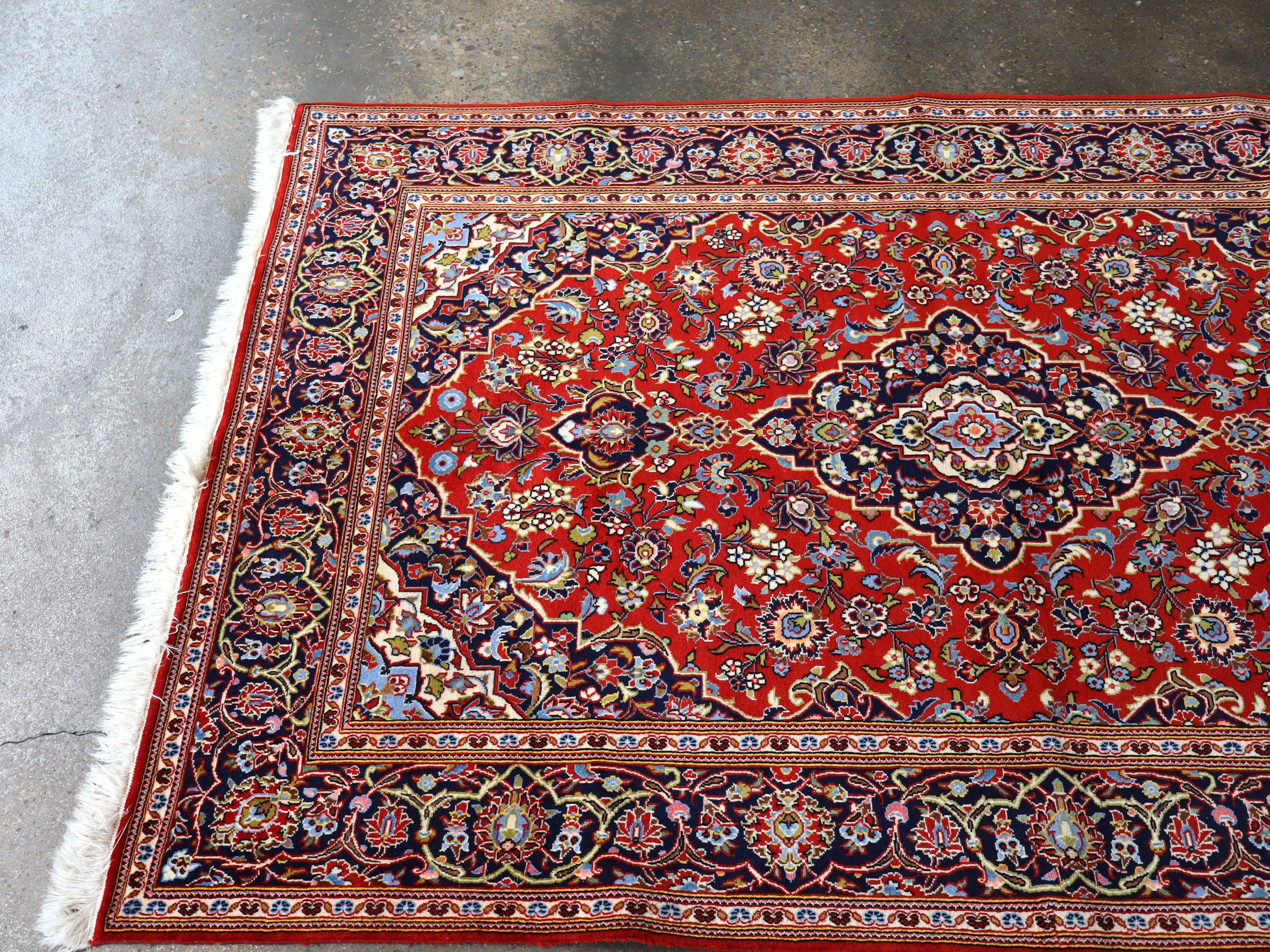 Persian Kashan Rug | 4' 6" x 6' 11" Rug the Rock