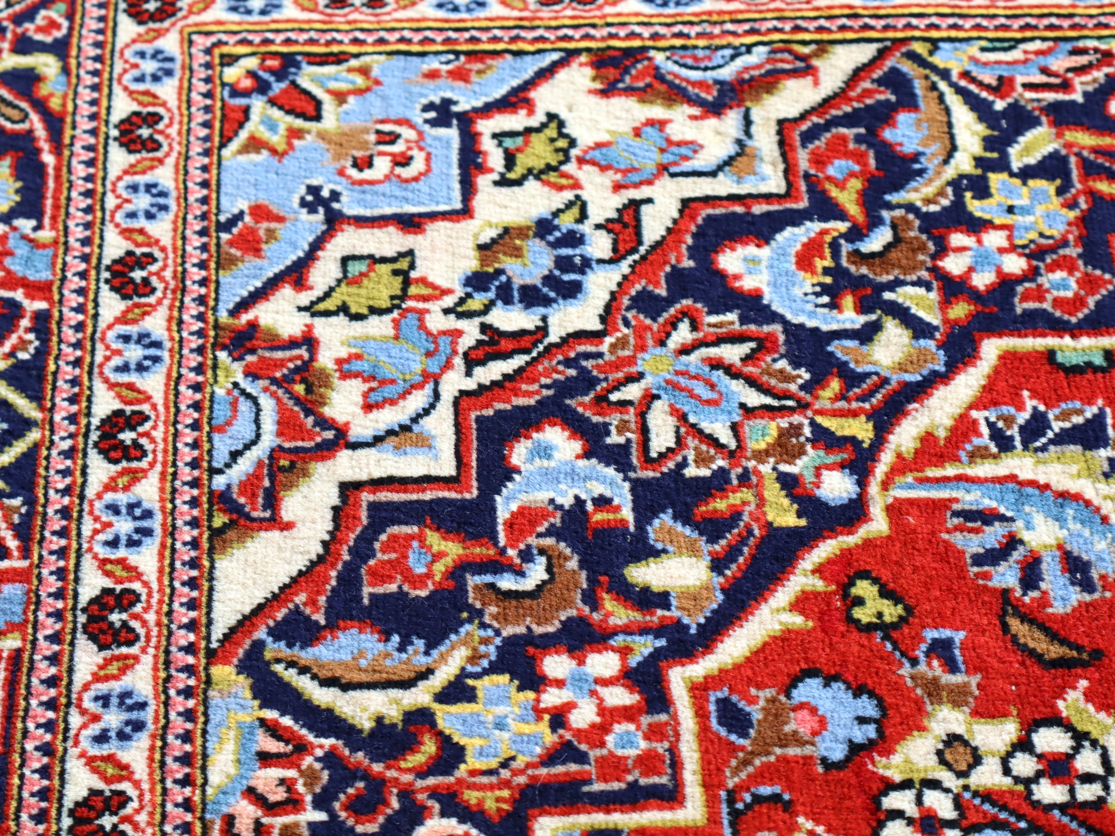Persian Kashan Rug | 4' 6" x 6' 11" Rug the Rock