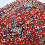 Persian Kashan Rug | 4' 6" x 6' 11" Rug the Rock