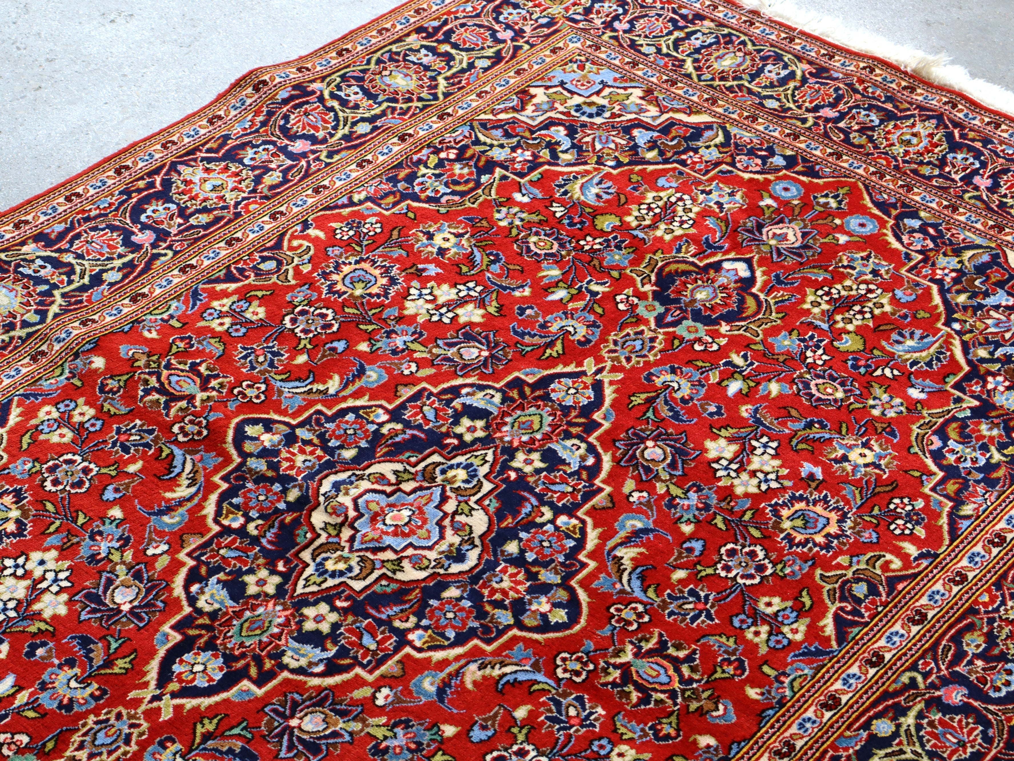 Persian Kashan Rug | 4' 6" x 6' 11" Rug the Rock