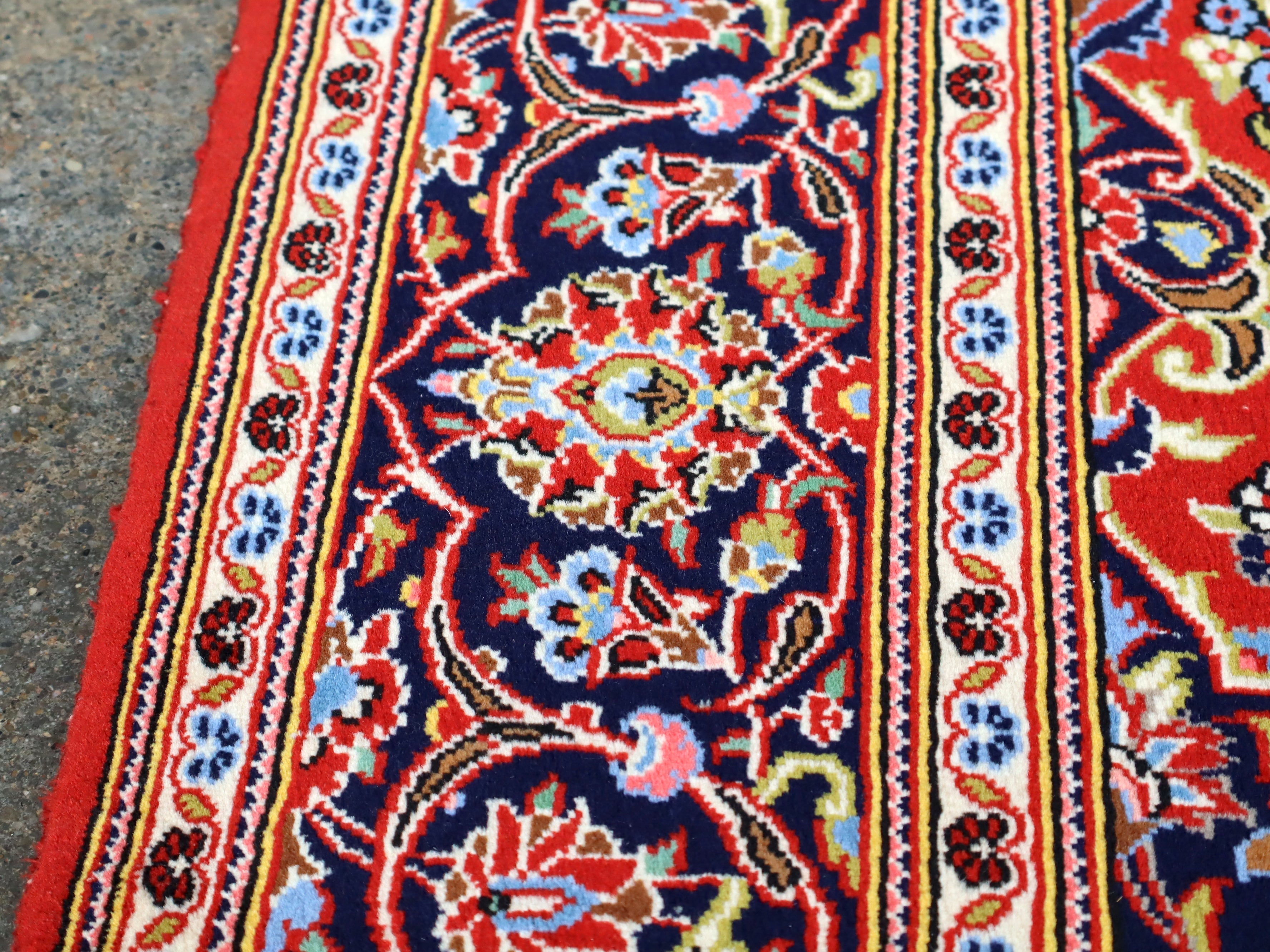 Persian Kashan Rug | 4' 6" x 6' 11" Rug the Rock