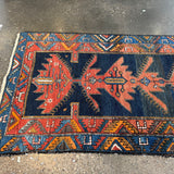 Persian Saujbulagh Runner Rug | 3' 7" x 10'