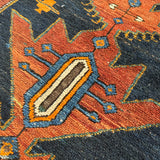 Persian Saujbulagh Runner Rug | 3' 7" x 10'
