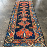 Persian Saujbulagh Runner Rug | 3' 7" x 10'