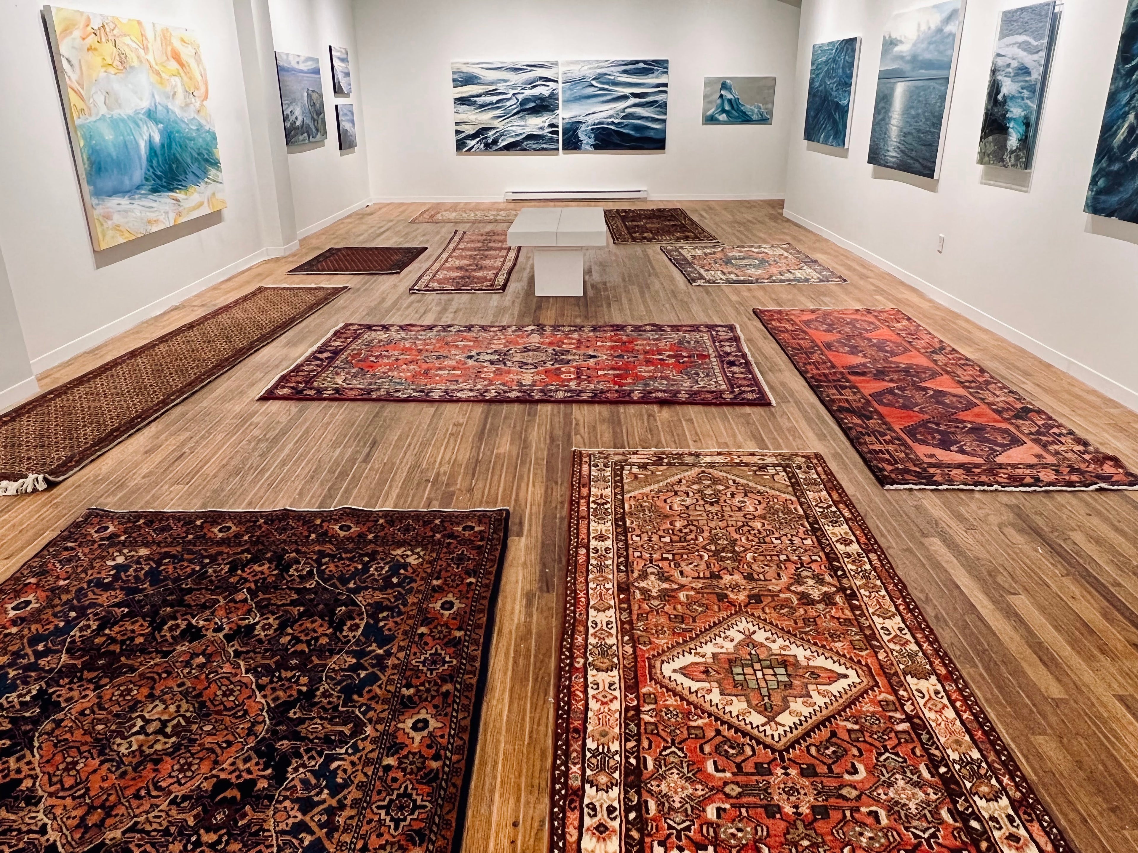 Rug exhibition at James Baird Gallery Pouch Cove