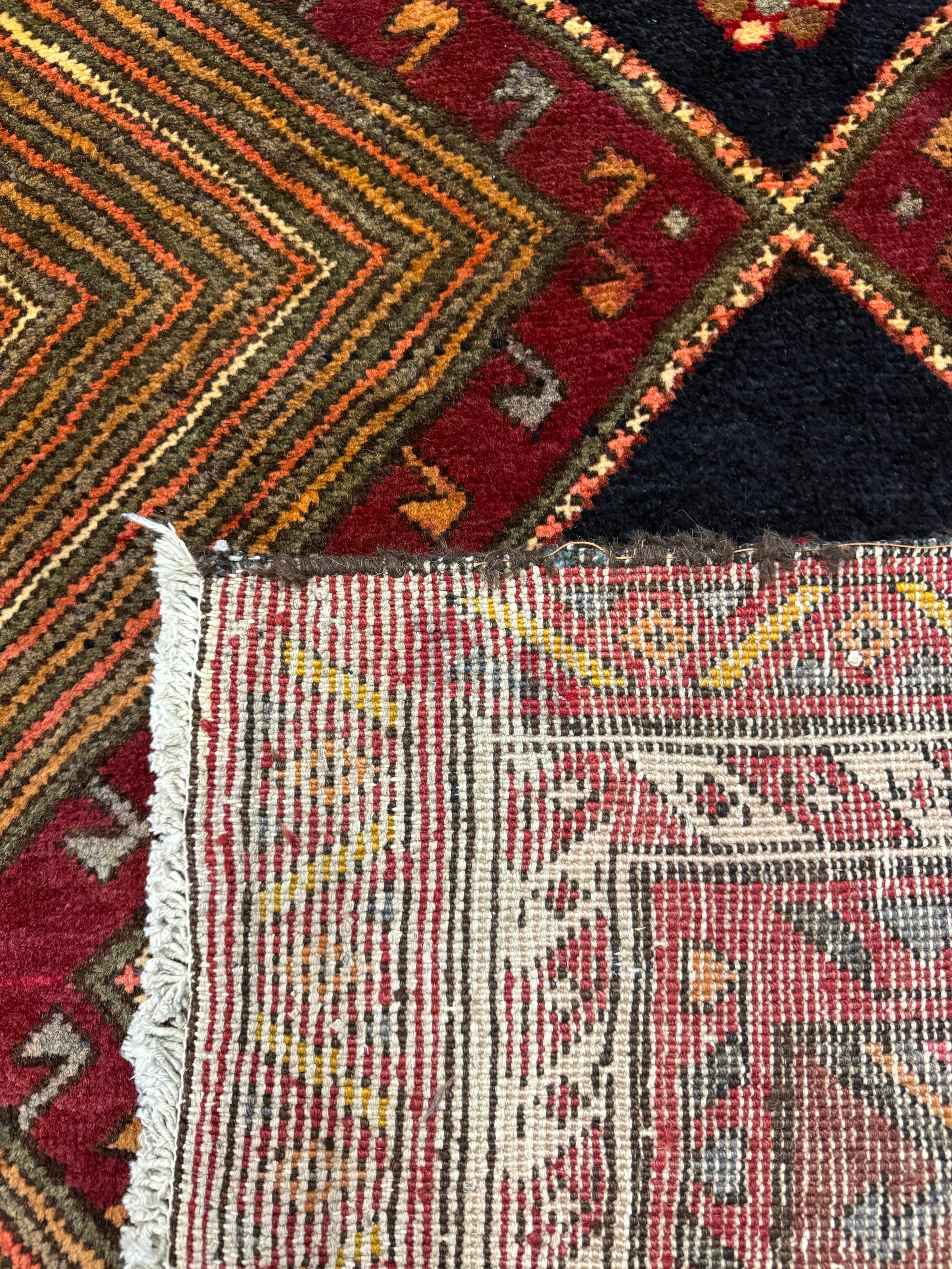 Vintage Qareh Chaman Runner. Original rug photograph; SKU MR-6; source IMG_6827.