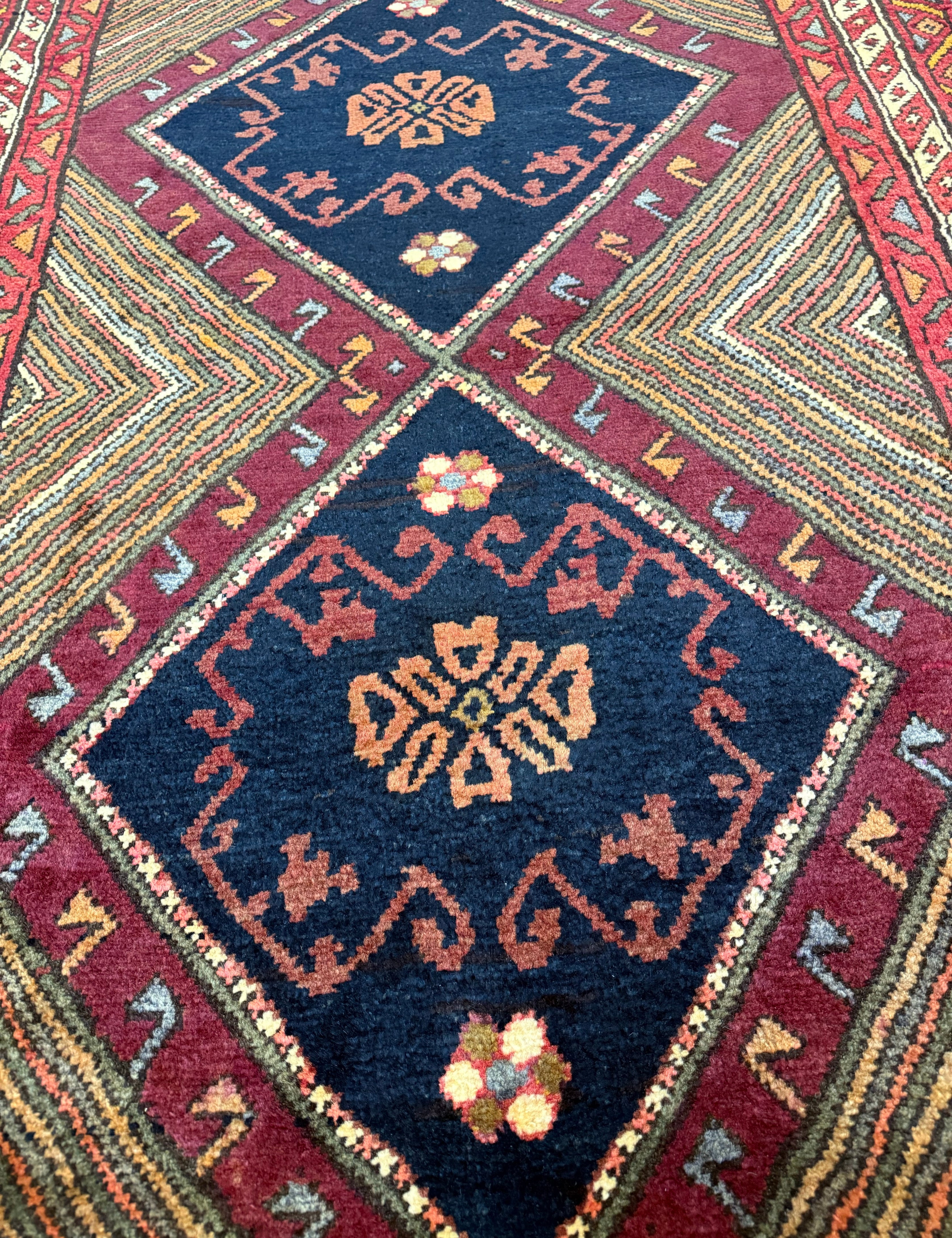 Vintage Qareh Chaman Runner. Original rug photograph; SKU MR-6; source IMG_6839.