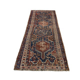 Vintage Quchan Kurdish Wool Runner. Edited documentary rug photograph; SKU PP 105737; source IMG_7471.