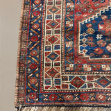 Vintage Quchan Kurdish Wool Runner. Edited documentary rug photograph; SKU PP 105737; source IMG_7484.