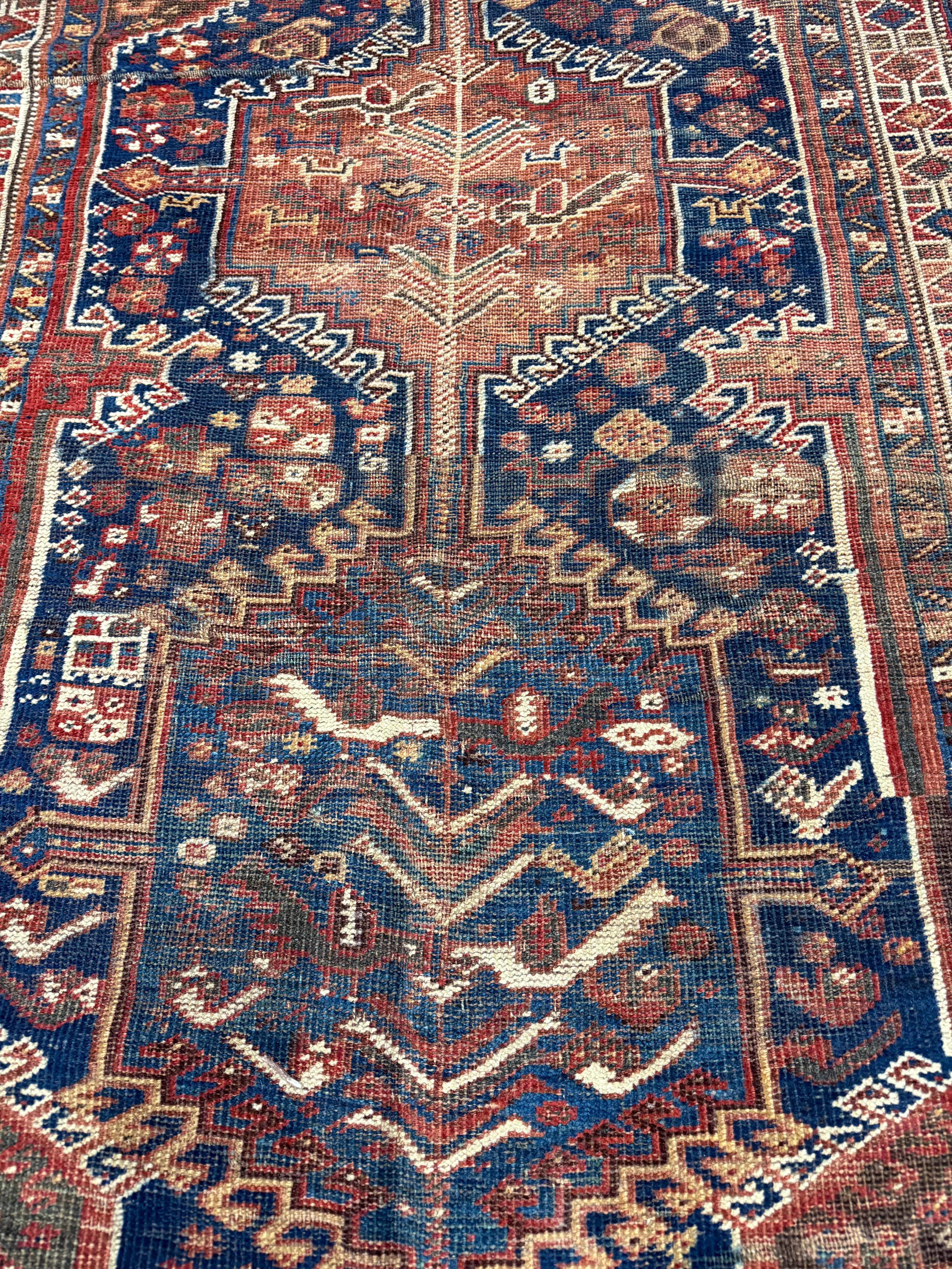 Vintage Quchan Kurdish Wool Runner. Original rug photograph; SKU PP 105737; source IMG_7474.