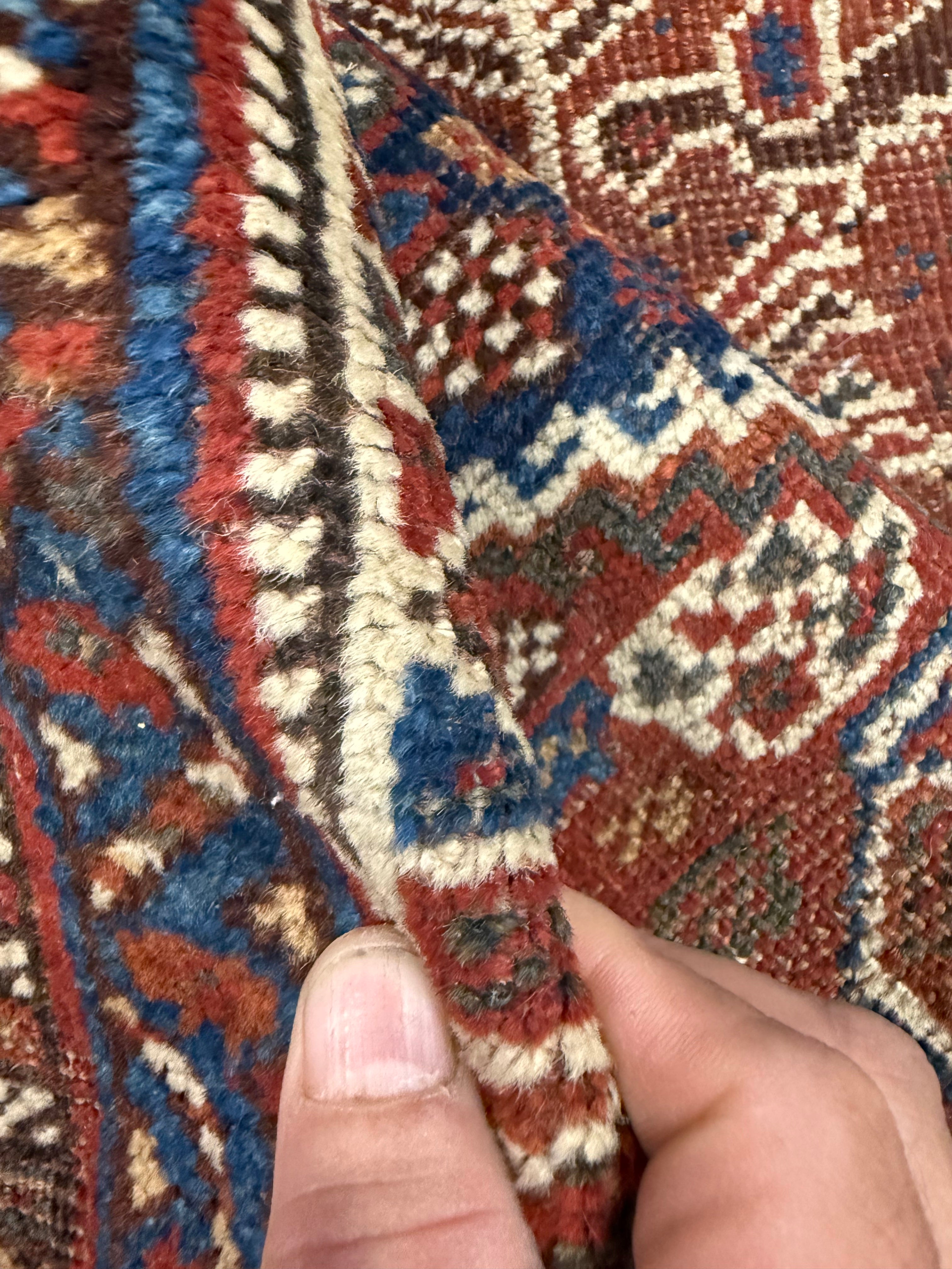 Vintage Quchan Kurdish Wool Runner. Original rug photograph; SKU PP 105737; source IMG_7481.